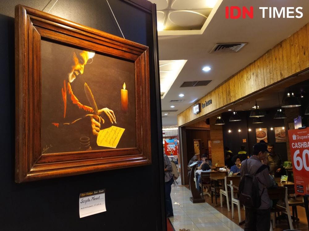 Pameran tunggal Sabar Subadri digelar untuk memperingati Hari Disabilitas. IDN Times/Fariz Fardianto