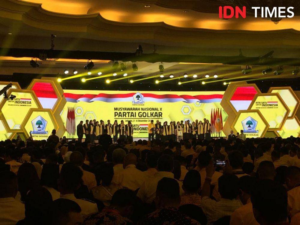 IDN Times/Irfan Fathurohman: Munas Golkar di Hotel Ritz Carlton, Jakarta, Selasa (3/12).