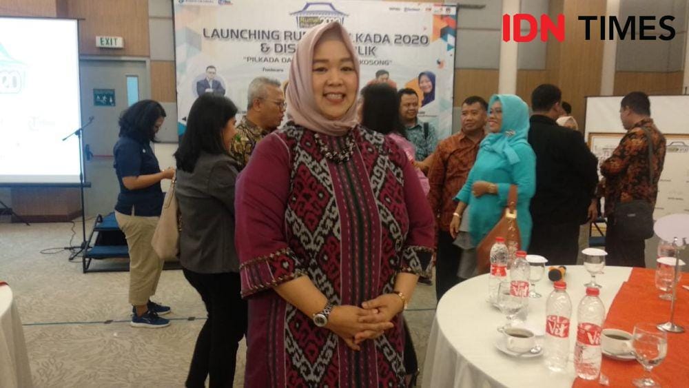 Ketua KPU Sumsel, Kelly Mariana mengatakan proses pencalonan sudah di mulai (IDN Times/Rangga Erfizal)