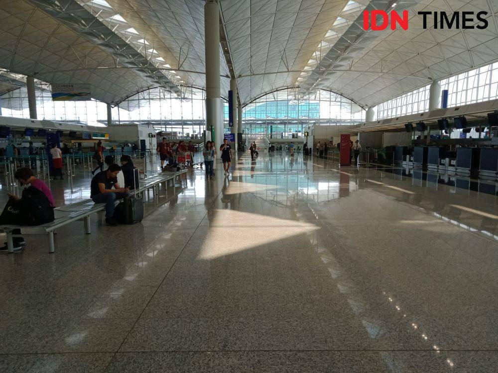 Bandara Internasional Hong Kong. IDN Times/ Faiz Nashrillah