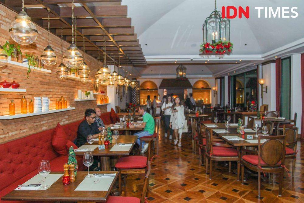 Suasana Sapore Osteria di Shangri-La Hotel Surabaya (2 Desember 2019). IDN Times/Reza Iqbal