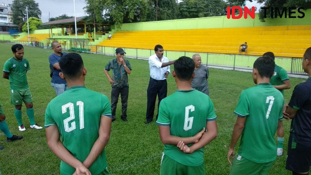 PSMS berlatih kembali (IDN Times/Hasudungan)