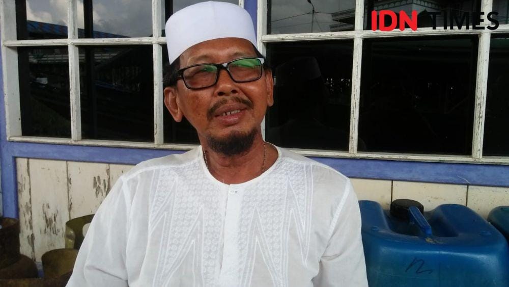 Kepala Desa Muara Enggelam, Juhar. IDN Times/Surya Aditya
