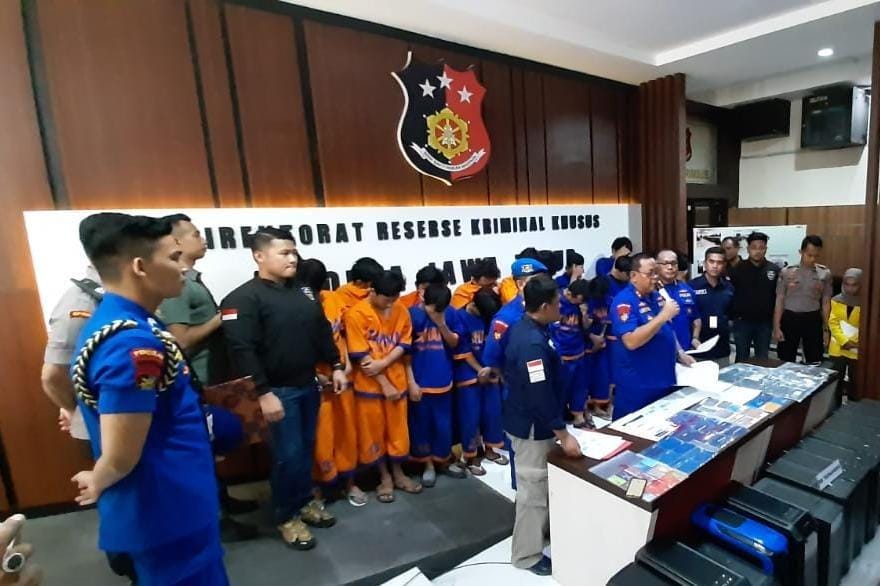 Konfrensi pers kasus hacker di Mapolda Jatim, Rabu (4/12). Dok.IDN Times/Istimewa