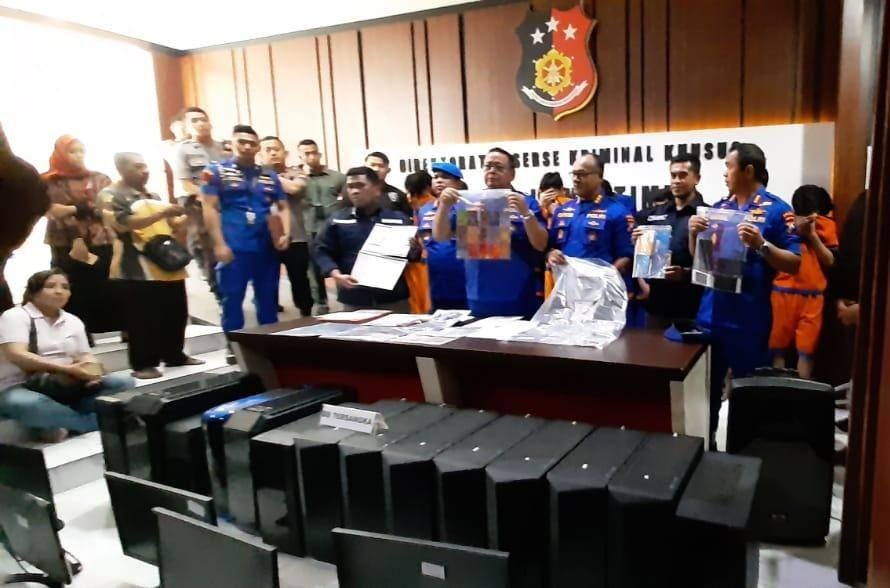 Konfrensi pers kasus hacker di Mapolda Jatim, Rabu (4/12). Dok.IDN Times/Istimewa