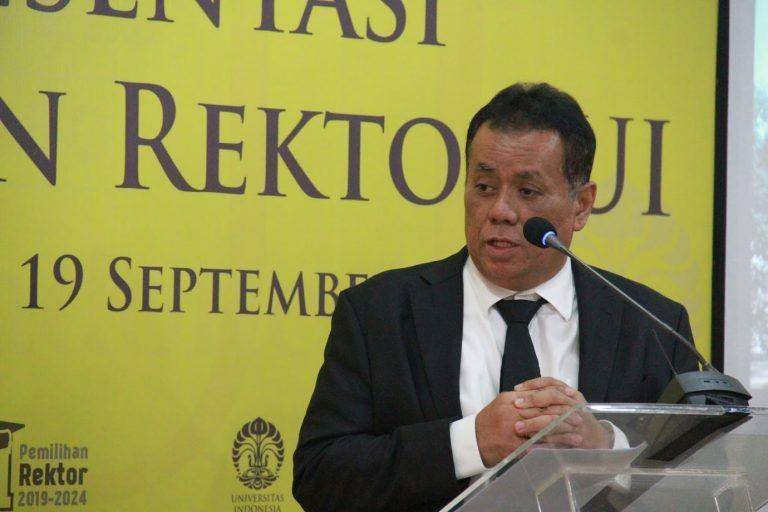 Rektor Universitas Indonesia Prof SE, MA, PHd Ari Kuncoro (ui.ac.id)