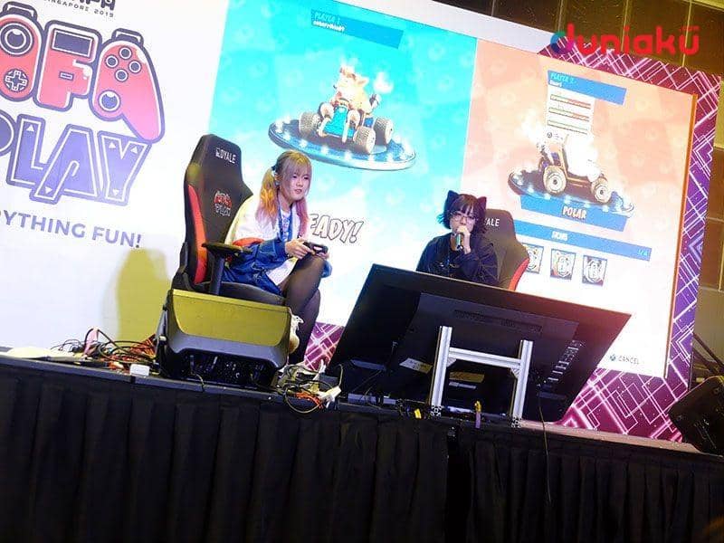 Event challenge CTR: Nitro Fuel di panggung. duniaku.com/Elvira Maris Chandra