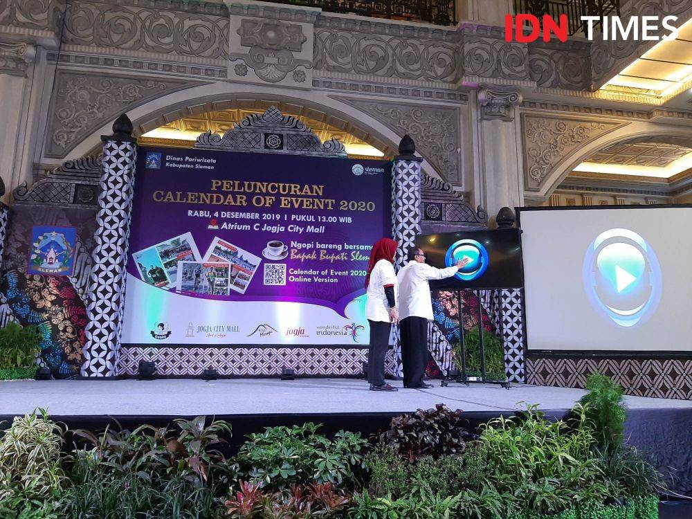 Peluncuran Calender of Event Sleman 2020 di Atrium Jogja City Mall, Rabu (4/12/2019). IDNTimes/Holy Kartika