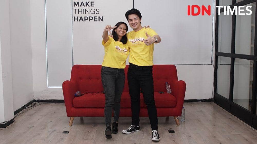 Media Visit film Eggnoid di kantor IDN Media Surabaya. 23 November 2019. IDN Times/Theo Kosakoy