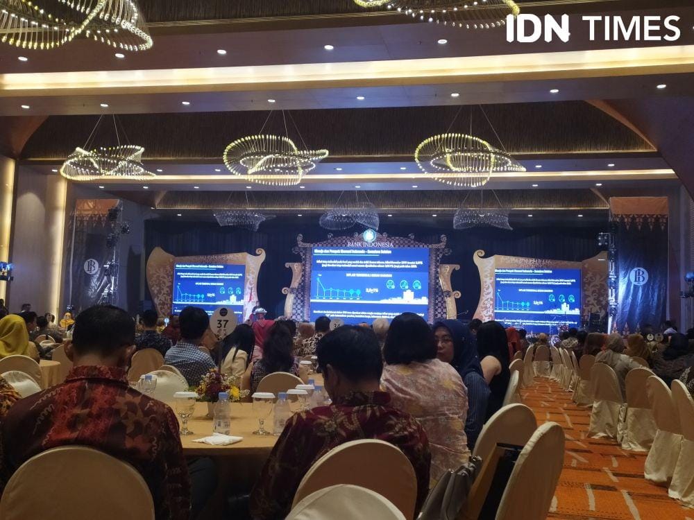 kegiatan pertemuan tahunan Bank Indomesia tahun 2019 di Novotel Hotel, Rabu (4/12) (IDN Times/Feny Maulia Agustin)