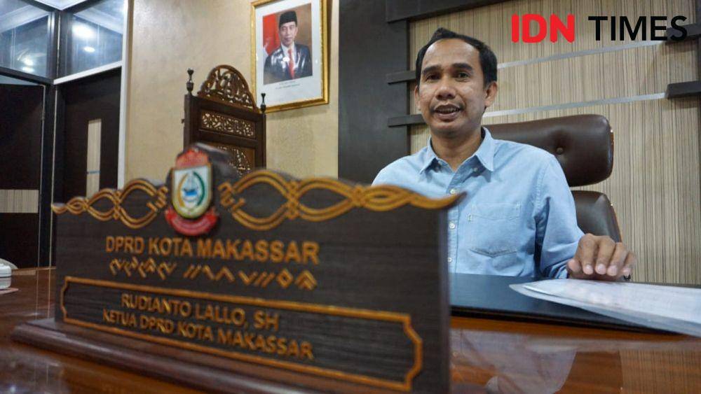 Ketua DPRD SMakassar Rudianto Lallo. IDN Times/Aan Pranata
