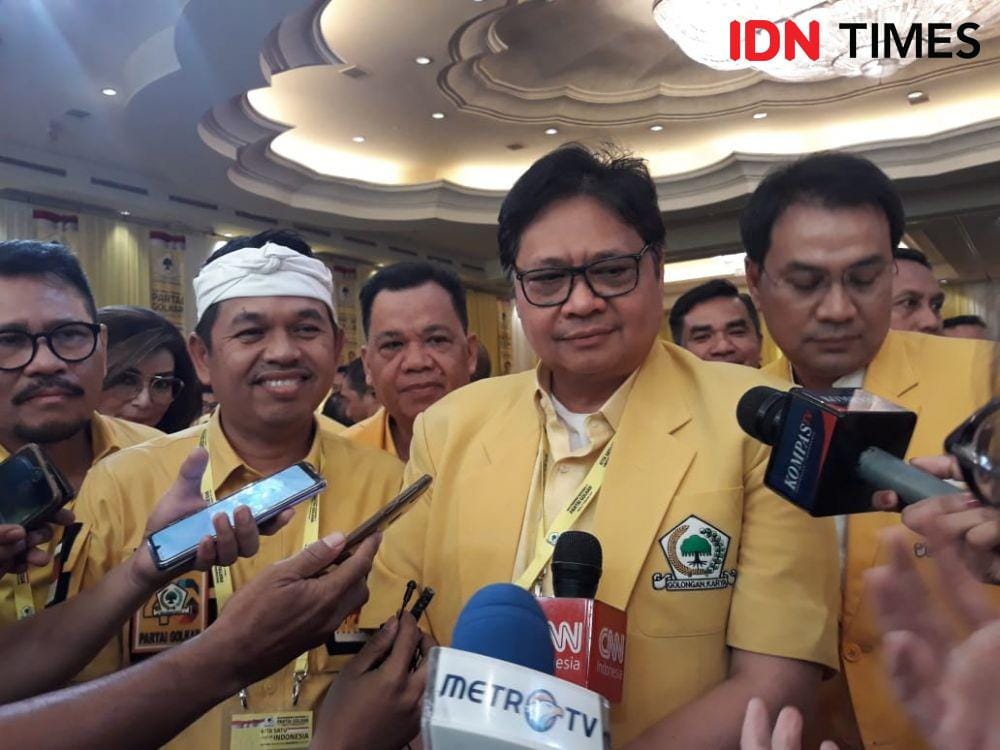 Ketua Umum Partai Golkar Airlangga Hartarto. (IDN Times/Fitang Budhi Adhitia)