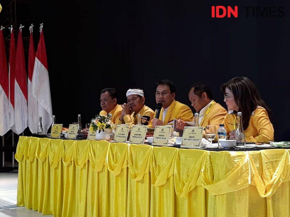 Munas Golkar berlangsung di Hotel Ritz Carlton, Kuningan, Jakarta Selatan, 3-6 Desember 2019. (IDN Times/Fitang Budhi)