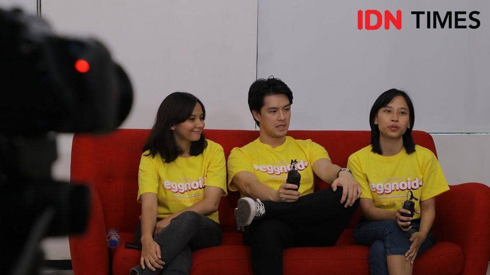 Media Visit film Eggnoid di kantor IDN Media Surabaya. 23 November 2019. IDN Times/Theo Kosakoy