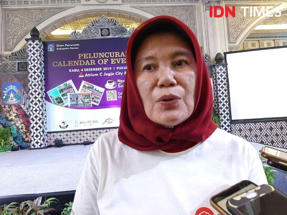 Kepala Dinas Pariwisata Kabupaten Sleman, Sudarningsih. IDNTimes/Holy Kartika