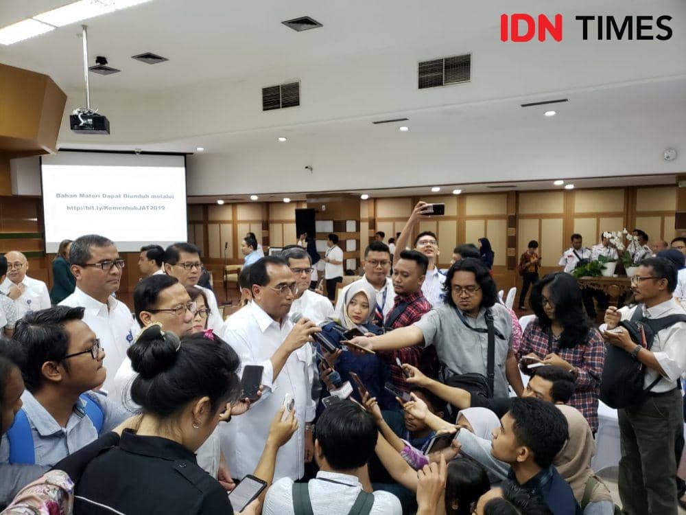 Menteri Perhubungan Budi Karya Sumadi (IDN Times/Hana Adi Perdana)