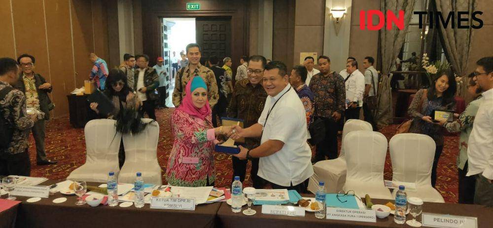 Kunjungan Komisi VI DPR RI dalam rangka peninjauan ibu Kota Baru (IDN Times/Maulana)