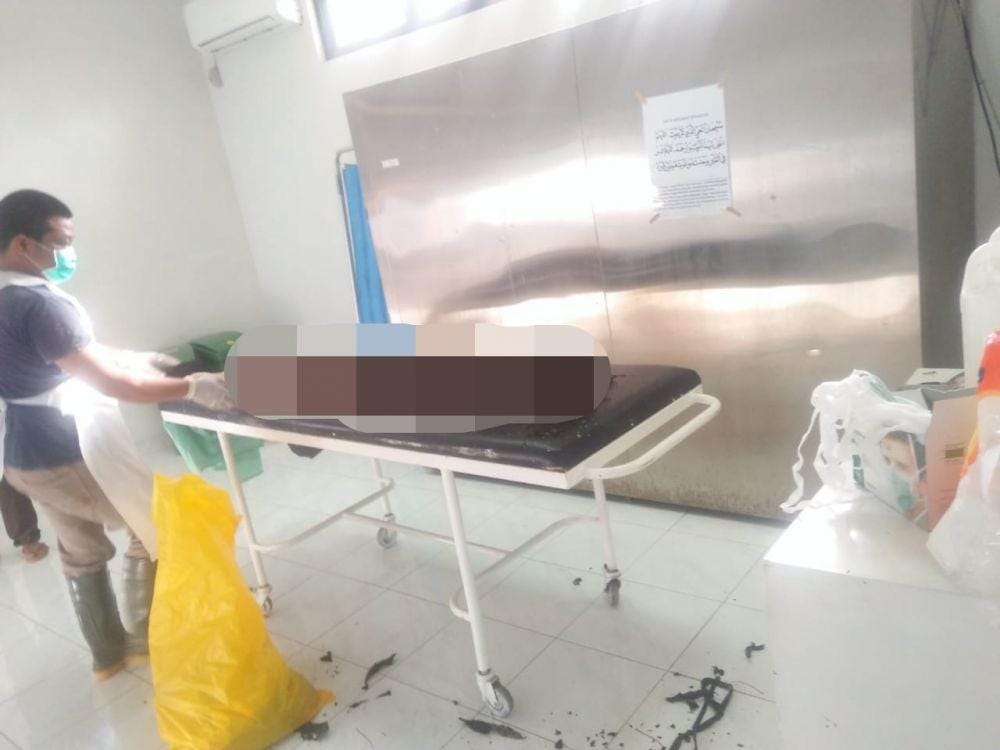 Tulang belulang korban penyerangan harimau usai dievakuasi. IDN Times/Istimewa