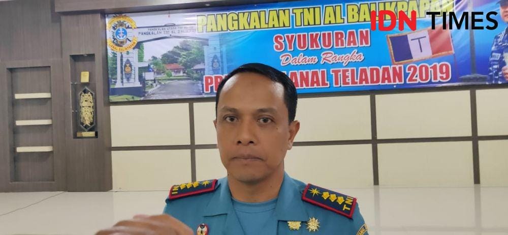 Komandan Pangkalan TNI Angkatan Laut (Lanal) Kota Balikpapan Kolonel Laut (Pelaut) Wahyu Cahyono (IDN Times/Maulana)