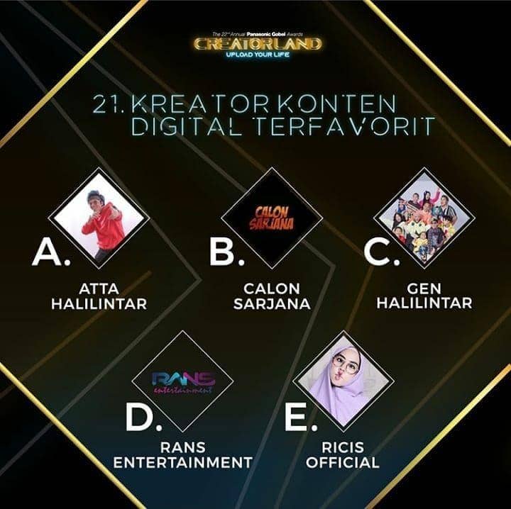 Instagram.com/panasonicgobelawards