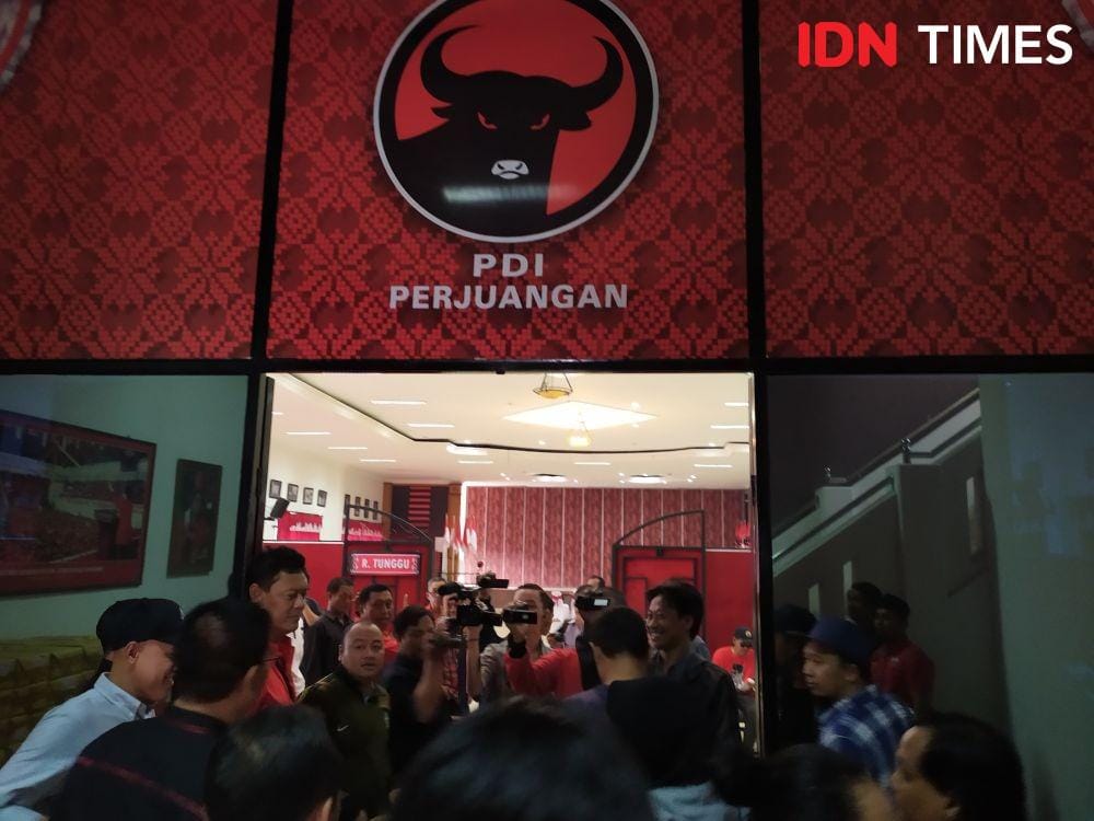 Suasana pendaftaran kandidat kepala daerah di DPD PDIP Jateng. IDN Times/Fariz Fardianto