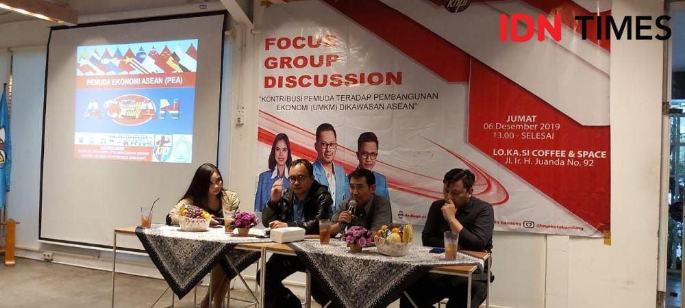 FGD Kontribusi Pemuda dalam UMKM di Bandung (IDN Times/Galih Persiana)