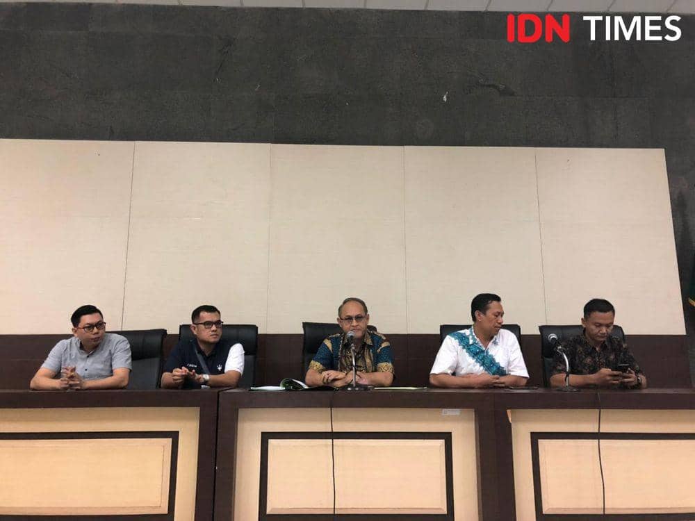 Konpers Kejati Sumsel terhadap penangkapan terdakwa korupsi (IDN Times/Rangga Erfizal)