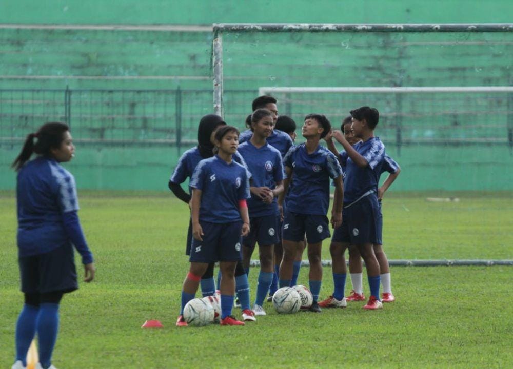 Arema FC putri bakal turunkan kekuatan terbaik kontra Persib putri. IDN Times/ Alfi Ramadana