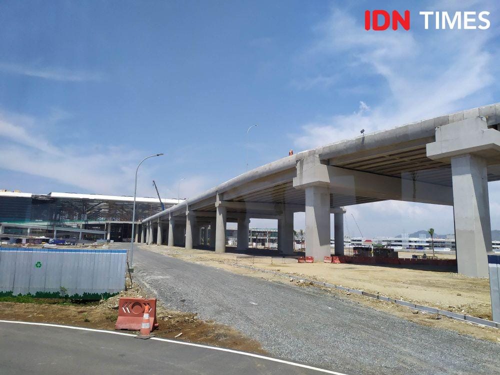 Tahap pembangunan YIA yang terus berlanjut. IDN Times/Siti Umaiyah