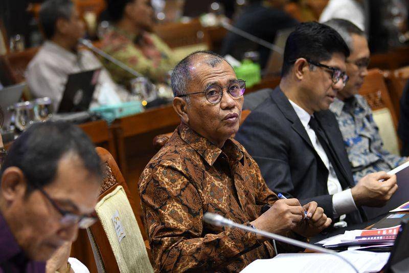 (Ketua KPK Agus Rahardjo <tengah>) ANTARA FOTO/Aditya Pradana Putra