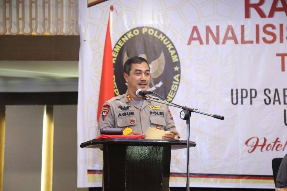 Irjen Pol Agus Andrianto saat menghadiri Rapat Koordinasi Analisis dan Evaluasi (Dok.IDN Times/istimewa)
