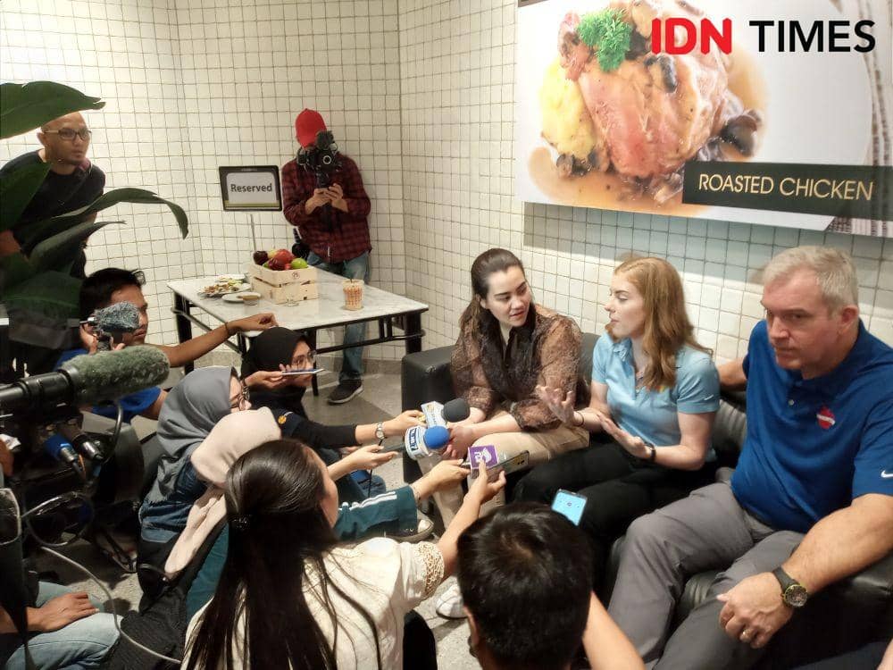 Washington Apple Week 2019 di Food Hall Grand Indonesia, Jakarta. IDN Times/Dhiya Awlia.A