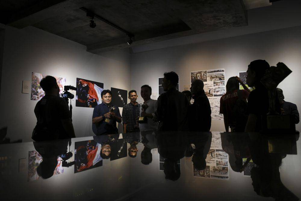 Ilustrasi pameran foto. ANTARA FOTO/Nova Wahyudi/pd