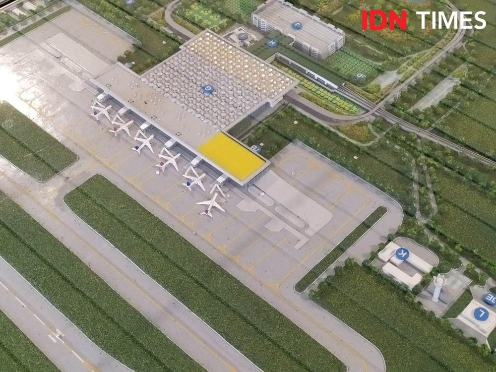 Miniatur landasan pacu YIA. IDN Times/Siti Umaiyah