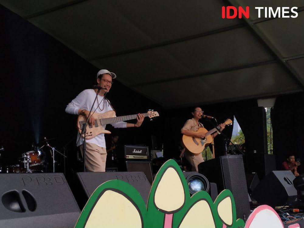 Endah N Rhesa dalam Joyland Festival 2019 di Jakarta. 7 Desember 2019. IDN Times/Nadia Umara