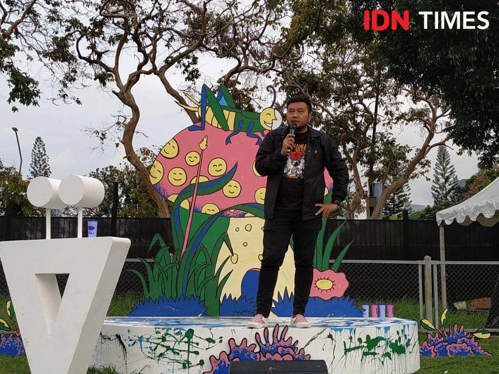 Awwe dalam Joyland Festival 2019 di Jakarta. 7 Desember 2019. IDN Times/Nadia Umara