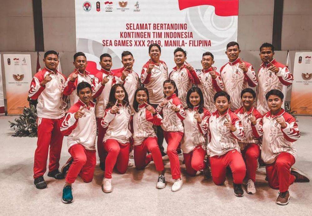 Tim Karate Indonesia untuk SEA Games 2019 (Instagram.com/zigizaresta)
