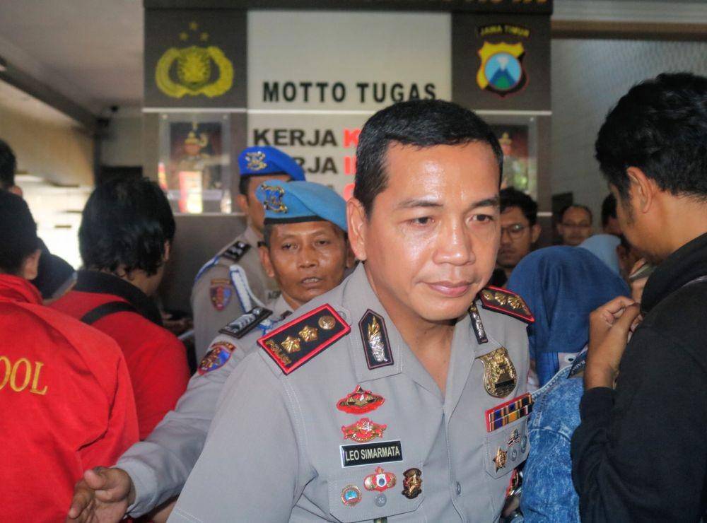 Kapolresta Malang Kota, AKBP Leonardus Simarmata membenarkan ada empat tahanan yang melarikan diri. IDN Times/ Alfi Ramadana