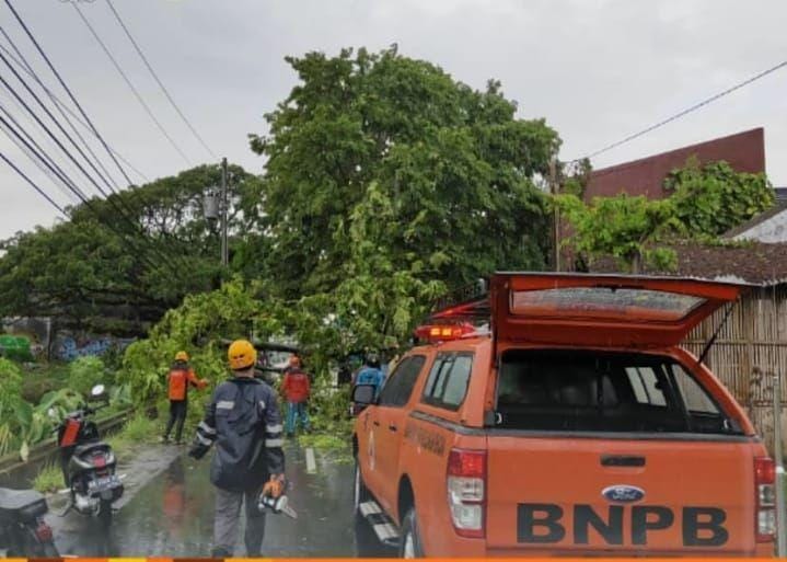 Angin kencang di sejumlah wilayah di DIY, Minggu (8/12). Instagram:bpbd_diy