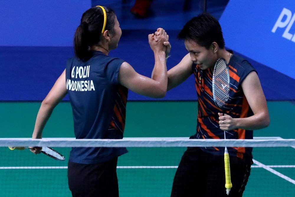 Greysia Polii/Apriyani Rahayu berhasil amankan tiket semifinal SEA Games 2019 (IDN Tines/PBSI)