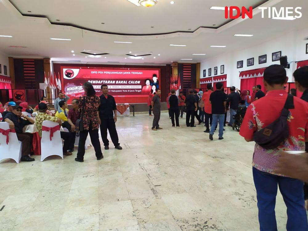 Suasana markas DPD PDIP Jateng. IDN Times/Fariz Fardianto