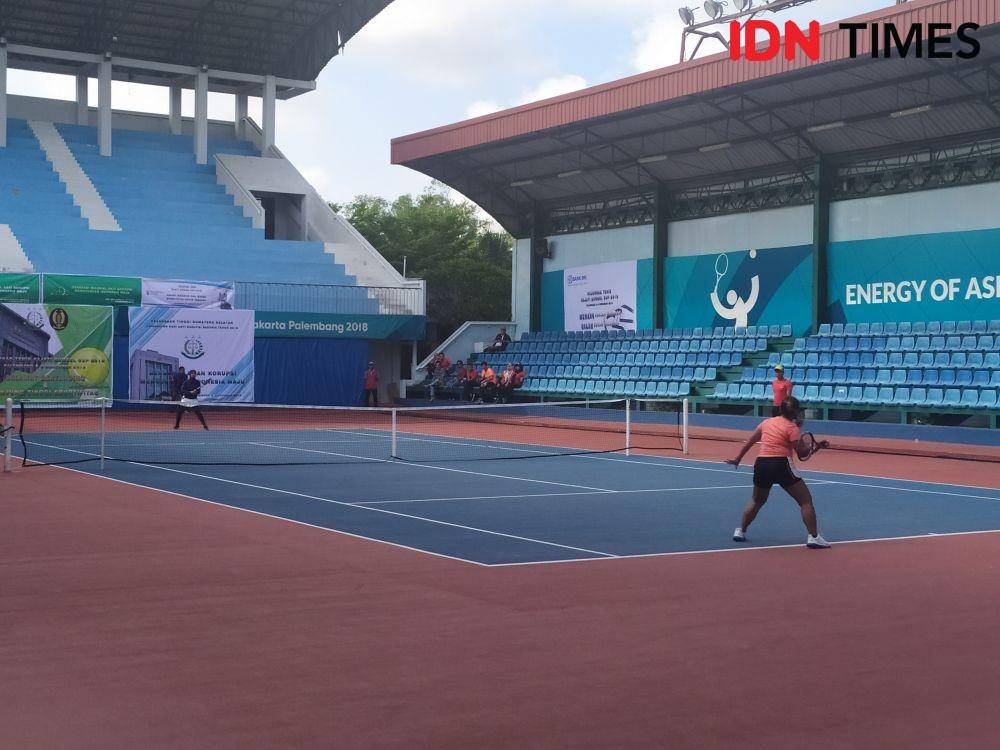 Kejati Sumsel Cup 2019 usai penutupan Kejurnas di Jakabaring Sport City (JSC) Palembang, Senin (9/12) (IDN Times/Feny Maulia Agustin)