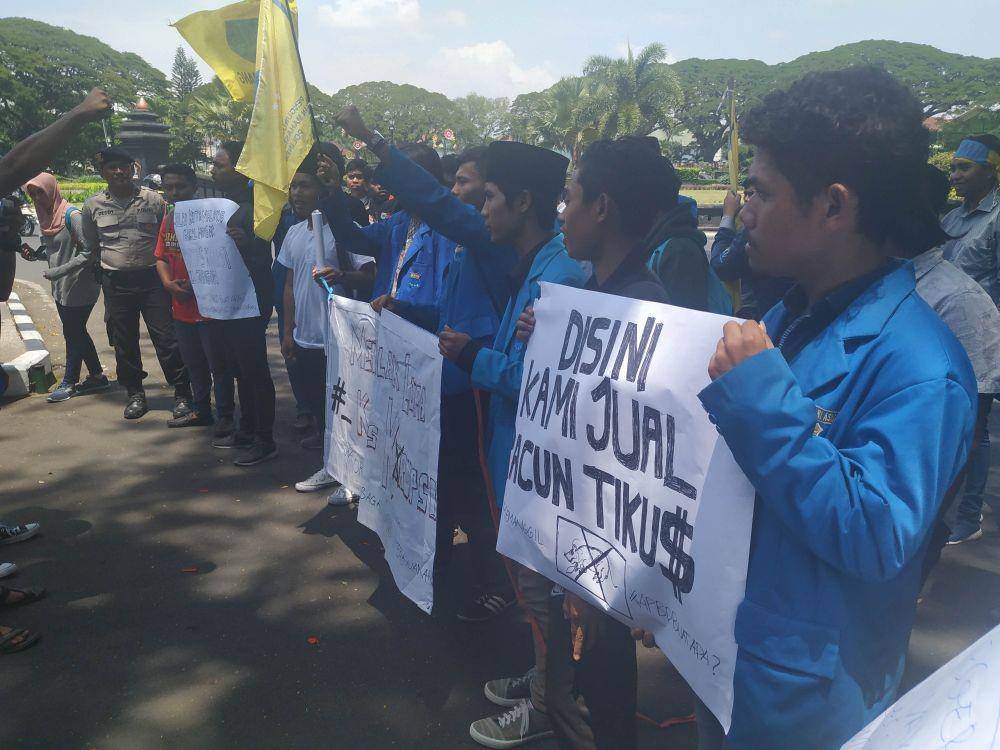 PMII menilai potensi korupsi masij ada di kota Malang. IDN Times/ Alfi Ramadana