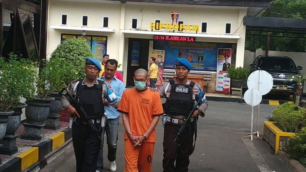 Pelaku pencabulan terhadap 18 siswa di Kabupaten Malang sudah memiliki istri dan seorang anak. Dok/Istimewa
