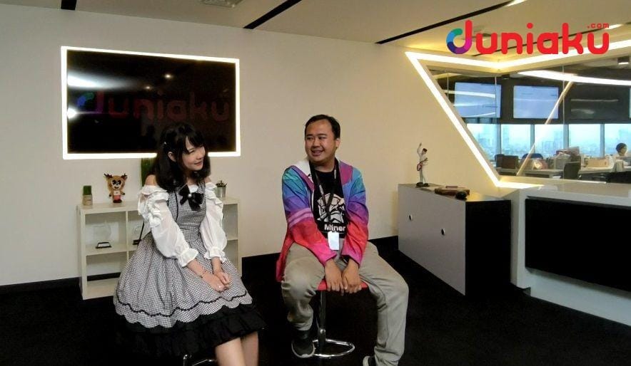 Obrolan bersama Ola Aphrodite di Live IG duniaku.com. duniaku.com/Adhitya Daniel