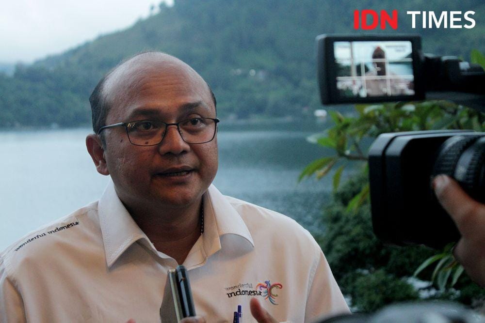 Direktur Utama Badan Otorita Pariwisata Danau Toba (BOPDT) Arie Prasetyo (IDN Times/Prayugo Utomo)