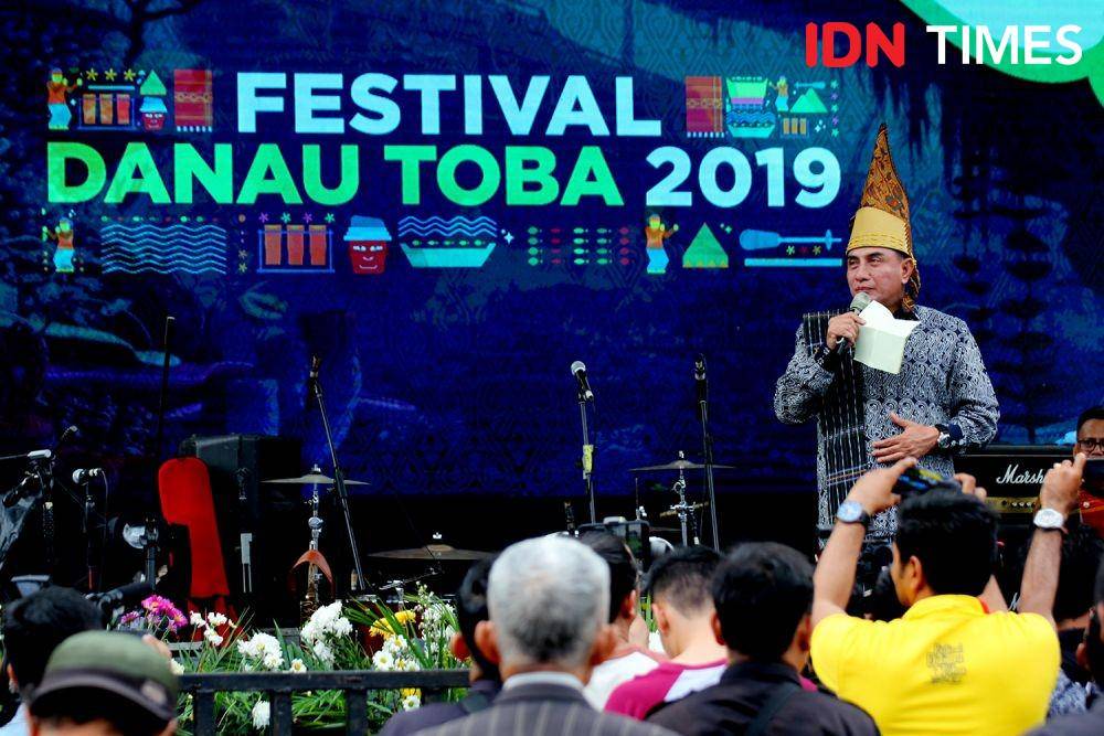 Edy  Rahmayadi ingin Festival Danau Toba dievaluasi agar lebih baik (IDN Times/Prayugo Utomo)
