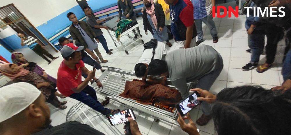 Jenazah bocah malang yang diduga Yusuf saat berada di ruang jenazah (IDN Times/Yuda Almerio)