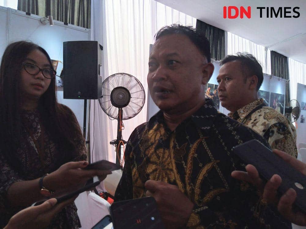 Komisioner Komnas HAM Choirul Anam di acara Pembukaan Peringatan Hari HAM 2019 (IDN Times/Lia Hutasoit)