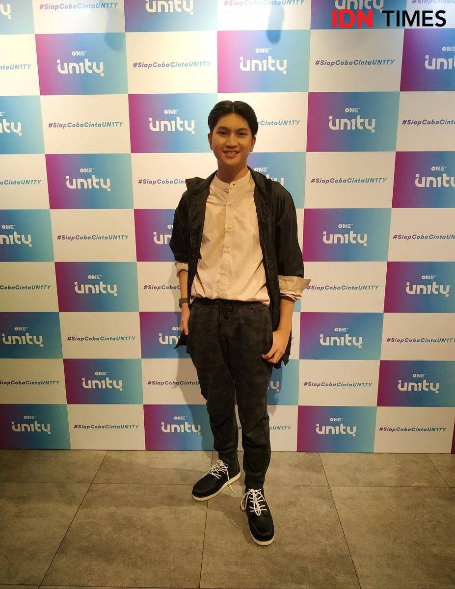 Fiki UN1TY dalam press conference UN1TY di Jakarta. 9 Desember 2019. IDN Times/Nadia Umara